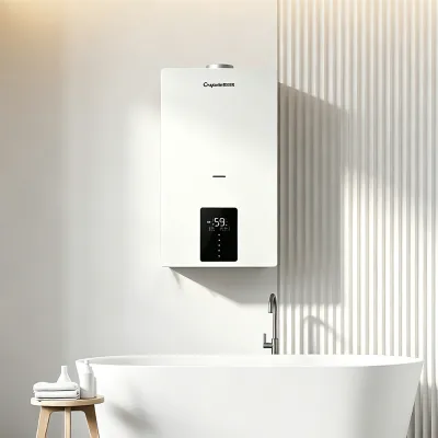 Household Combi Gas Boiler Dual Purpose Digital Display Balanced Flue Small Apartment Heating Equipment Wholesale