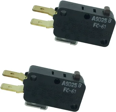 2 Pack SZM-V16-FC-61 Microwave Door Switch for Maytag Maytag Microwave Replaces W10727360 W10727360VP AP5950105 PS10057151