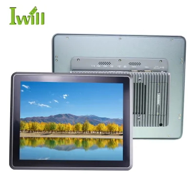 IP65 Waterproof 12.1 Inch Industrial Panel PC with High Brightness Multi Touch All-in-One Resistive Display 10th I5 DDR4 RAM