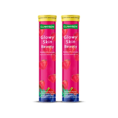 Glow Skin Effervescent Tablets for Adult Skin Whitening OEM/ODM Collagen and Vitamin C Optimal for Skin Care