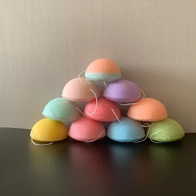 High Quality Pure Natural Organic Deep Cleansing Konjac Sponge