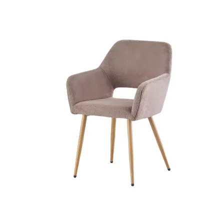 Upholstered Fabric Side Chairs Living Room Slipper Chair for Soft Sponge Comfortable
