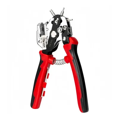 6 Punch Pins Mini Multifunction Hole Puncher for Leather Belt,Cardboard,Plastic,Creative Gifts Plier Tools