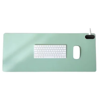 24V PU Leather Office  Electric Heating Warm  Desk Mat Pad with 3 Heating Levels for Keep Warm
