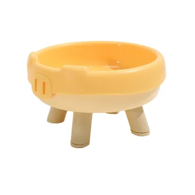 Wholesale Donut Shaped Pet Bowl Large Caliber Elevated Cat Bowl Cute Non-slip Food Water Bowl for Cats Dogs