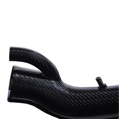 100% Dry Carbon Fiber Auto Parts Car Air Intake Pipe Customizable