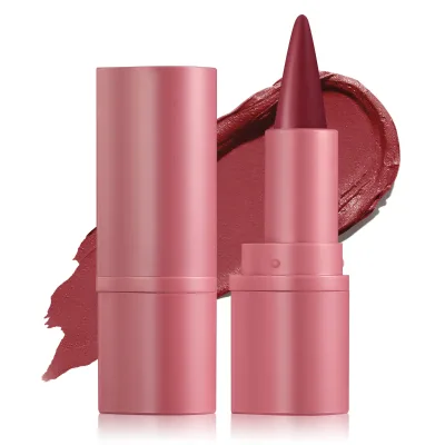 New Multifunctional Matte Lip Liner Pencil 6 Colors Easy to Move Transfer Proof Waterproof Cream Lipstick