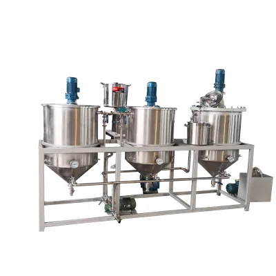 Multifunctional Cold Pressed Edible Oil Refining Machine Palm Peanut Cooking Oil Refinery Machine