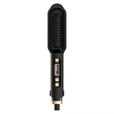 Dual-Purpose Electric Hair Straightening and Curling Comb Negative Ion Hair Care Straightener for Household or Dormitory Use
