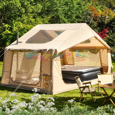Air Tent Waterproof House Winter Luxury Winter Outdoor Tente De Camping Grow Kit 4x4 Inflatable Tent for Camping