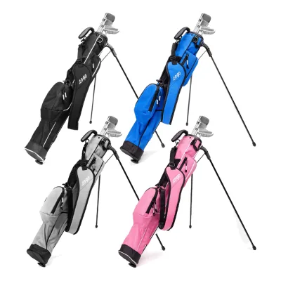 Manufacturer Custom Logo Golf Stand Bag Lightweight Golf Gun Bag With Cushioned Shoulder Strap