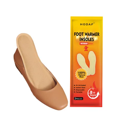 Custom Toe Warmer Insole Feet Warmer Disposable Pad with Adhesive Back Heating Patch Long Lasting Warmer