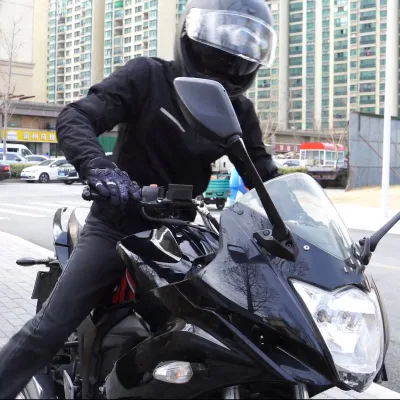 Summer Breathable Mesh Motorcycle Racing Gloves Anti-Fall Touch Screen Protective Equipment Riding Gloves Black Polyester Sizes