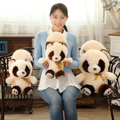 Stuffed Animal Raccoon Plush Toy Raccoon with Long Tail