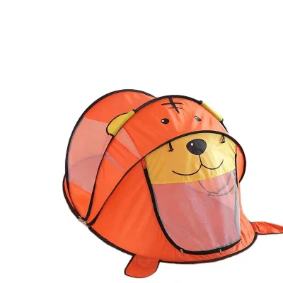 Factory Cartoon Play House Foldable Kids Tent Shark-Shaped Children'S Tent for Children