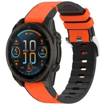 Best-Selling Soft Silicone Watch Strap Excellent Quality with 22mm Band Width for Garmin Fenix8 Enduro3 Fenix E & 20mm Models