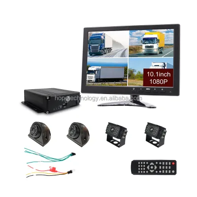 Wholesale 4CH 8CH 720P 1080P Rearview Mirror Camera Dash Cam Mobile DVR 3G 4G WiFi GPS Fleet Management System 360 Panorama
