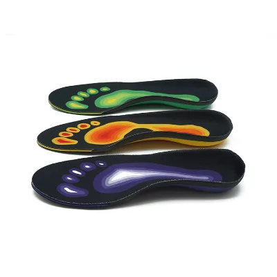 Foot Care Black Arch Support Arch Eva Sport Orthotic Insole for Pain Reilef