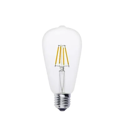 Glass Edison Bulb E27 4w Filament Lamp Creative Personality Energy Saving Decoration St64 Long Life Led Bulb High Lumen