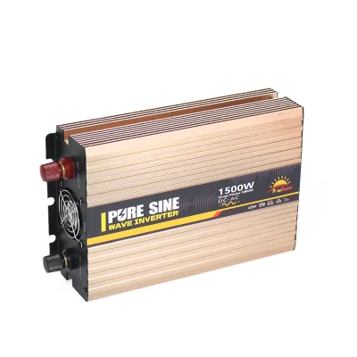 1500W DC 12V to 110V AC Power Inverter with AC Sockets and Dual 3.1A USB Car Adapter, Car Home Truck Outdoor