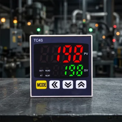KECN TC4S Digital Temperature Controller LED Display Plastic Construction 1C Resolution Serial Port Communication OEM ODM