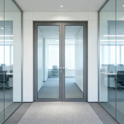 Soft-light Thermal Casement Door Brings Mild Cozy Indoor Light