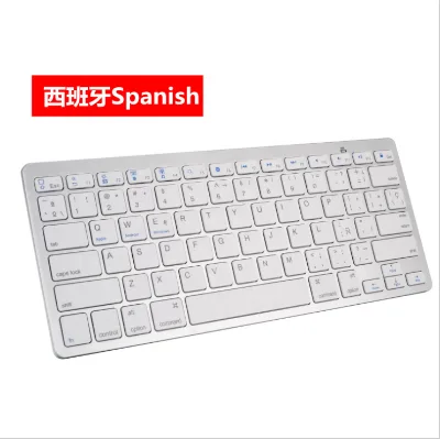 OEM Qwerty Wireless for Bluetooth Keyboard Spanish Arabic French Interface for Laptop Mobile Phone iPad Tablets-New Product