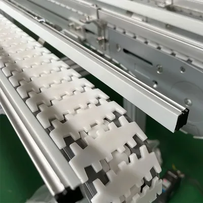 New Widely Used Durable Flexible Plastic Nylon Fabric Conveyor Chain Adjustable Speed Conveyor System