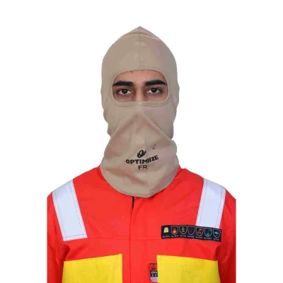 Wholesale FR Fire Retardant Balaclava Fleece Hooded Scarf Protective Cotton Face Cover Casual Fire Resistant Hood Balaclava