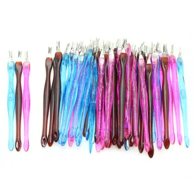 Professional Nail Cuticle Fork Trimmer Dead Skin Remover Nail Art Pedicure Manicure Fork Cuticle Pusher