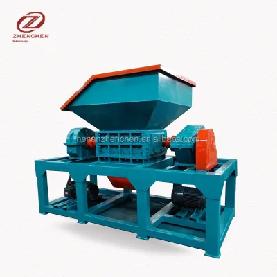 Tyre Shredder Plant Waste Tire Recycling Shredder Machine Double Shaft