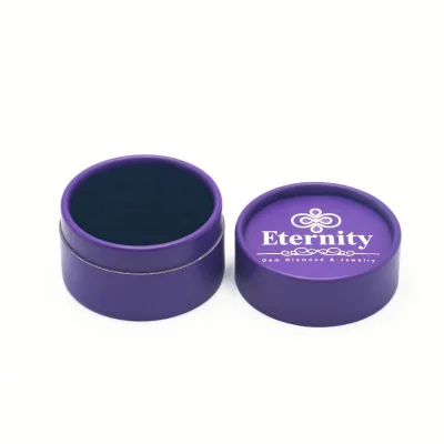 Customized Colors Logo Printing Paper Core Tube Round Cardboard Boxes Kraft Paper Tubes for Jewelry Packaging