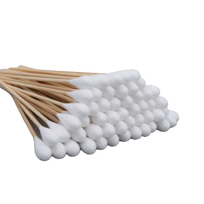 Free Samples Wood Stick Cotton Bud Applicator