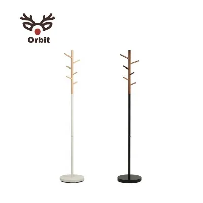 Modern Wooden Flame Hanger Coat Rack-Living Room Furniture