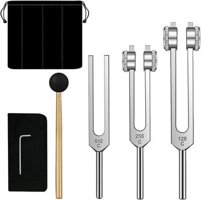 High Quality128CHZ 256CHZ 512CHZ Chakra Kits Om Yoga Meditation Reiki Chakra Healing Tuning Fork Sets Sound Bath Surgical