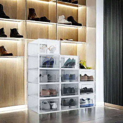 Allstar 12 Pairs Free Combination Portable Shoe Rack Organizer for Closet Entryway