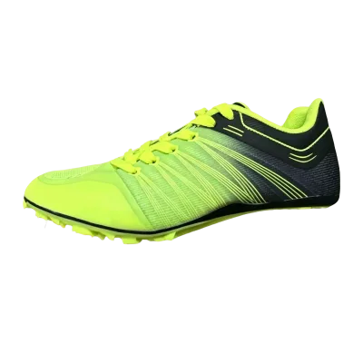 Men's Track Spikes Running Shoes Lightweight Mesh Upper Rubber Outsole Spring Sports Sneakers Professional Athletic