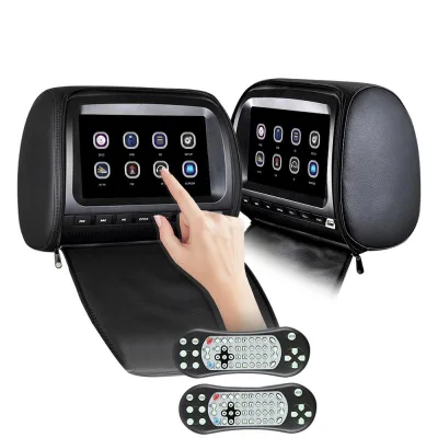 Universal Touch Screen Digital Panel 9 Inch Headrest DVD Player With SD USB Wireless Game