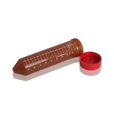 Laboratory Micro- Brown Centrifuge Tube 15ml 50ml Plastic Test Tube for Centrifuge Use