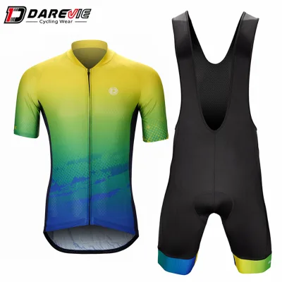 Darevie Manufacturers Brazil Style Cycling Jersey Sets Cycling Suit Professional Men Bike Jersey Custom Cycling Clothing