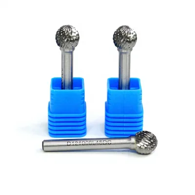Ball Shape Carbide Rotary Burr File, For Stone Ceramic Carving & Polishing, Wear Resistant Tungsten Grinding Bit