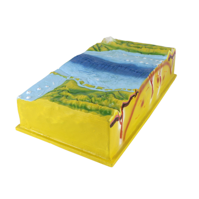 Tectonic Earth Terrestrial Plate Model for Geography