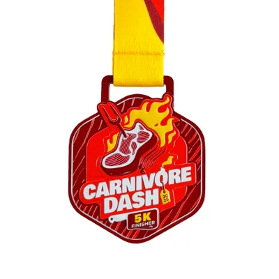 Souvenir Custom Medal Zinc Alloy Die Casting 3D Relief Enamel Medals Custom Design Award Medals