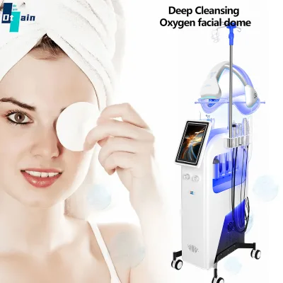 High Quality 11in1 Jet Peel Facial Machine Oxygen Spray Gun Water Oxygen Pen Multifunctional Injection Hydration Device WaterJet