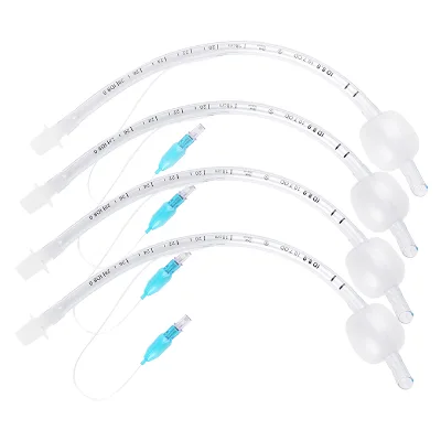 CE ISO Approved PVC Cuffed Endotracheal Tubes for Adults Medical Use EO Sterilized Class II