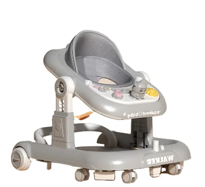 Customizable Folding Baby Walker Sit Stand Learning Children's Multifunctional Baby Stroller Made in China Spot Wholesale