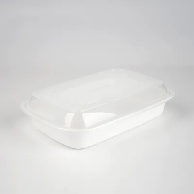 28OZ Plastic Large Lunch Box With Lid Recyclable Pp Plastic Lunch Box Custom logo Plastic Lunch Box