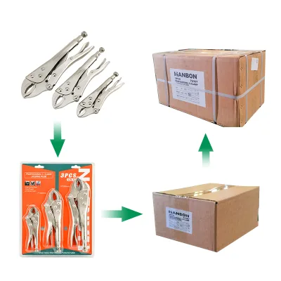 Fast Release 5in 7in 10in Vice Grip Cr-v Curved Jaw Locking Pliers