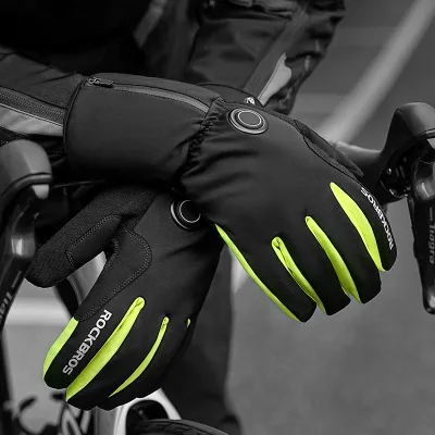 ODM OEM Motorcycle Warm Gloves Waterproof Touch Screen Winter Riding Bikers Electrical Battery Thermal Heated Motorbike Gloves