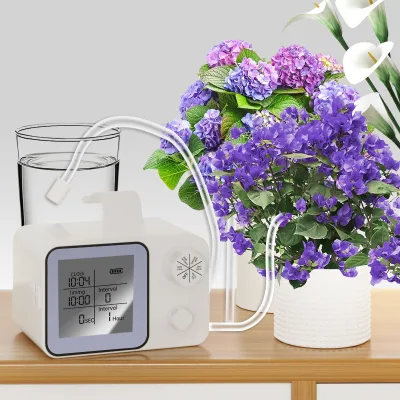 Full Touch Screen Automatic Plant Watering Timer LCD Display Smart Garden Irrigation Controller